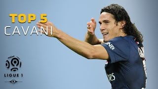 Edinson Cavani  Top 5 Goals [upl. by Yeblehs]