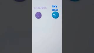 Lavender vs skyblue relaxing satisfyingmix satisfyingcolormixing [upl. by Ahsaz]