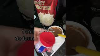 Receita com Whey panqueca shorts fitness receita wheyprotein academia ganhodemassamuscular [upl. by Myna]