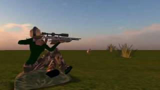 Second Life Field Target Shooting in Second Life [upl. by Anial]