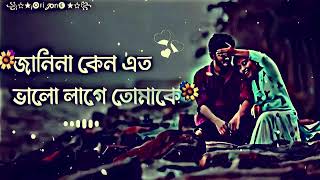 Janina Keno Eto Valo Lage Tomake ｜ জানিনা কেন এত ভালো লাগে তোমাকে slowed  reverb [upl. by Sou]