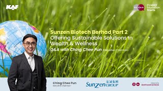 Interview with Sunzen Biotech Berhad  Part 2 [upl. by Naz]