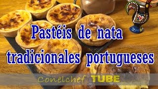 pasteis de nata  típicos de la repostería portuguesa [upl. by Eudoxia]