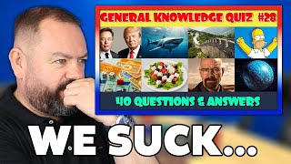 General Knowledge Trivia Quiz Part 28 REACTION  OFFICE BLOKES REACT [upl. by Fredella]