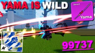 This One Shot Yama Combo Is WILD Blox Fruits [upl. by Leal]