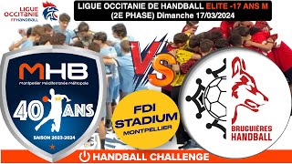 MONTPELLIER vs Bruguiéres U17 DV1 handball league OCCITANIE [upl. by Ellette]