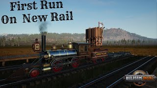 First Run Of The New Railroad In RailRoads Online [upl. by Akemit886]