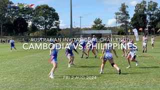 AIC Cambodia vs Philippines  MIXED OPENS [upl. by Gerta]