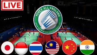 All England Open Live Score Ruslt Badminton 2024  Day4 Round of 16  bwf live England Open [upl. by Pudens]