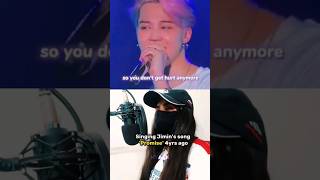 I sang Jimins song Promise 4yrs ago 🙂 jimin promise shorts kpop bts [upl. by Socem]