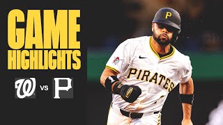 Pirates 5Run Inning Leads to Victory  Nationals vs Pirates Highlights 9624 [upl. by Aidahs]