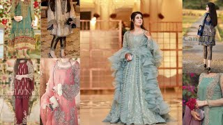 pakistani party wear dresses 2023fashionlatestdesign2023 [upl. by Lattonia315]