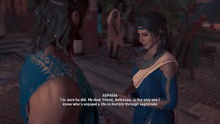 Assassins Creed Odyssey Aspasia Gameplay [upl. by Strohl]