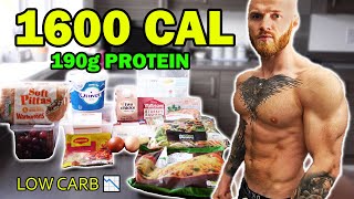 1600 Calorie Low Carb High Protein High Volume Full Day of Eating [upl. by Aenet]