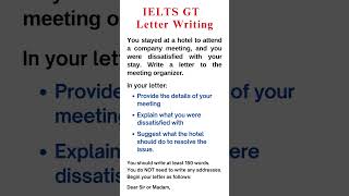 🇨🇦 IELTS General Writing Task 1  Formal Letter study ielts english shorts shortsfeed [upl. by Furlani]