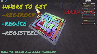 HOW TO SOLVE ALL FROSTVEIL CITY PUZZLES IN POKÉMON BRICK BRONZE [upl. by Beutner746]