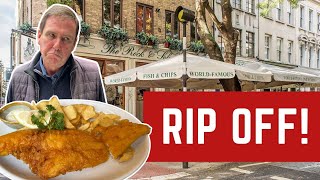 I Review BRITAINS OLDEST FISH AND CHIP SHOP  RIP OFF [upl. by Partan]