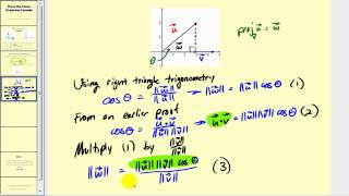 Proving the Vector Projection Formula [upl. by Kooima]