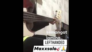 Semangat lamina LEFTHANDEDcover bass Maxx🎸🙏 [upl. by Belden]