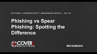 Phishing vs Spear Phishing Spotting the Difference [upl. by Airtemak]