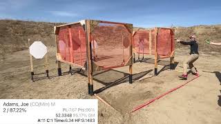 USPSA Classifier CM 2301  THS Short Course  95 run [upl. by Forta]