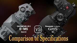 Olympus OMD EM5 Mark III vs Panasonic Lumix GH5S A Comparison of Specifications [upl. by Merrilee546]