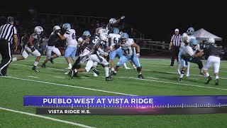 Pueblo West vs Vista Ridge  FOX21 Overtime Sept 27 2024 [upl. by Ahsieym]