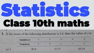 Statistics Class 10th maths Important Questions Board Exams [upl. by Erret908]