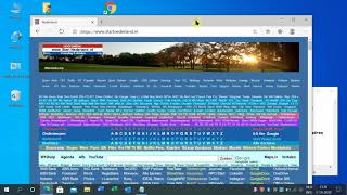 W100014 Snelkoppeling naar een website op uw bureaublad plaatsen in Windows 10 methode 1 [upl. by Notnelc]