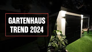 Der GartenTrend 2024 Verputzte Gartenhäuser massiv auf Maß gefertigt [upl. by Ecnarual]