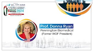 6th UAE Obesity Conference  Prof Donna Ryan [upl. by Loralee921]