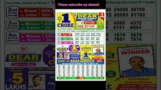 NAGALAND STATE LOTTERY RESULT dear steat lottery results 71124 8pm 6pm 1am [upl. by Areem]