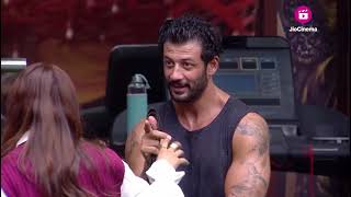 Bigg Boss OTT  Hadid FLIRTS with Jia Shankar kisses her hands [upl. by Eldoree]