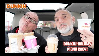 Dunkin Holiday Menu 2024 [upl. by Bluefarb389]