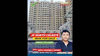 JP Infra North Celeste  1BHK Flat for Sale Mira Road  ₹71 Lakh  Luxury Living Awaits 📞9702012460 [upl. by Irahc]