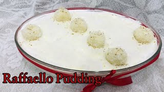 Raffaello pudding  Raffaello cream pudding  Raffaello balls  Cooking Stories By sisters [upl. by Ahsiea726]