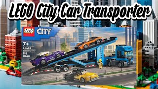 LEGO Build amp Review LEGO 60408 LEGO City Car Transporter [upl. by Katerina]