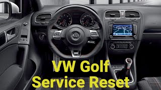 VW Golf Service Reminder Reset  2012 VW Golf [upl. by Dom287]