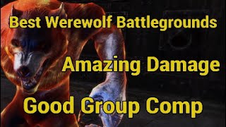 ESO  The Best Werewolf Build in Battlegrounds  Premade Group Battles [upl. by Eenahs9]