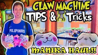 CLAW MACHINE TIPS amp TRICKS  MANIKA Stuffed Toy HAUL  Tom’s World Festival Mall [upl. by Limak]