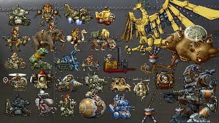 All Slug Vehicles in Metal Slug History [upl. by Blatt]