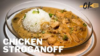 Simple Chicken Stroganoff Recipe [upl. by Aubarta]