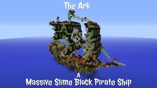 Minecraft Pirate Ship Flying Machine for Java 1152  The Ark [upl. by Ayifa703]