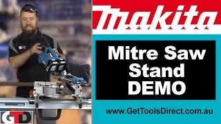 Makita Mitre Saw Stand amp The Makita 36v Slide Mitre Saw [upl. by Camroc]