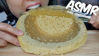 ASMR Eating  Playing with Raw Honeycomb EXTREMELY STICKY RELAXING SOUND NO TALKING  SASASMR 5 [upl. by Sokem]