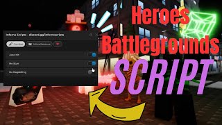 OP Script HEROES Battlegrounds Script 🔥  NEW UPDATE 🚀 AutoFarm God Mode amp More 💥 [upl. by Pirali]