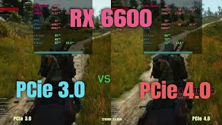 Pcie 30 vs 40  AMD RX 6600 [upl. by Little685]