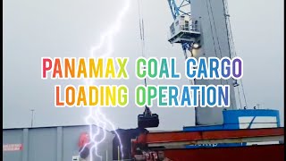 Life At SeaWatch A Panamax Bulk Carrier Ship Load Coal CargoSeaman Vlog [upl. by Ellimak122]