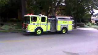 Cal OES Engine 281 Sierra Madre Fire [upl. by Wedurn]