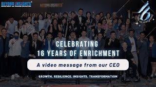 16 Years of Enrichment Beyond Insights 16th Anniversary [upl. by Yeldnarb]